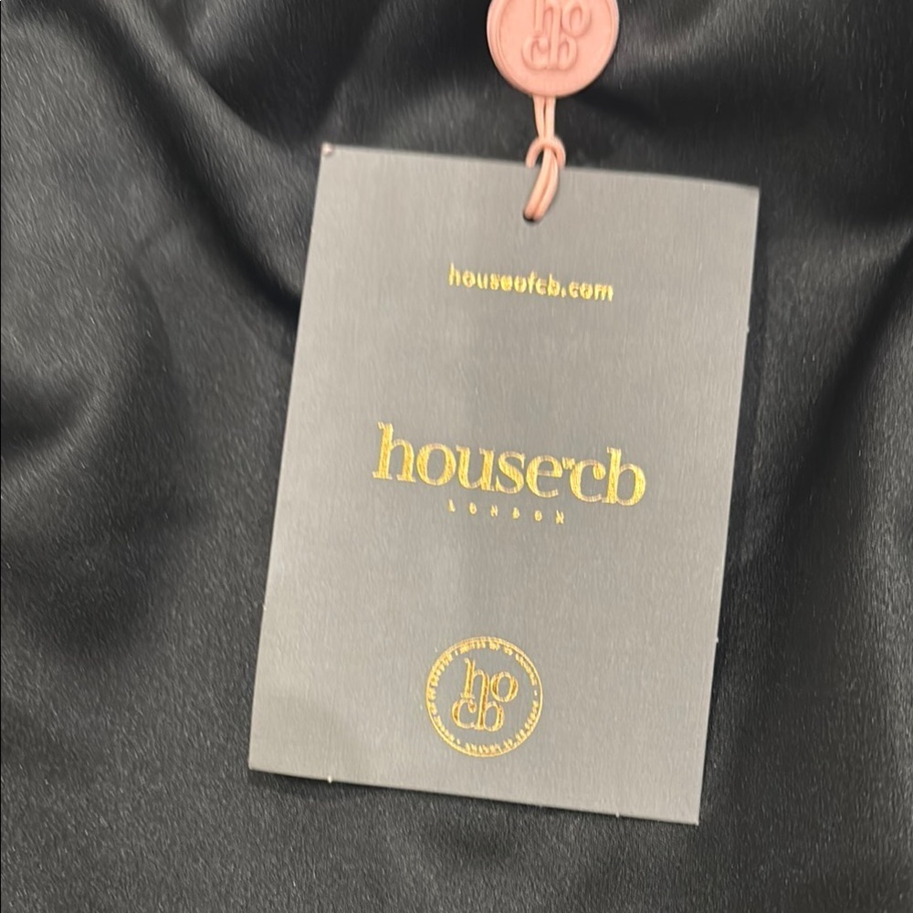 HOUSE OF CB Black Bodysuit Size Small Giselle - Picture 4 of 8